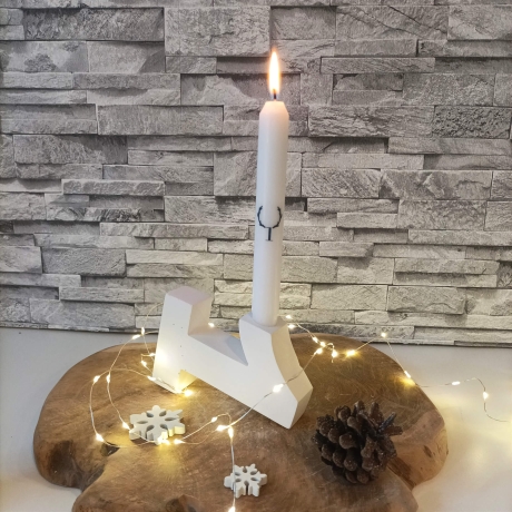 Adventskranz modern, Adventskranz aus Zahlen, Zahlen Advent 1234