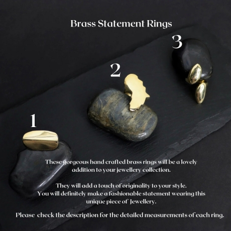 Brass Statement Ring