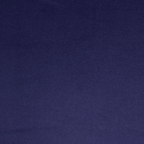 Baumwollfleece Stoff uni marineblau - 100% Baumwolle