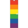Baumwoll Jersey Stoff Druck - Regenbogenstreifen bunt/multicolor (schmal)