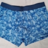 Baumwolljersey Stoff Dina blau Kugeln - geometrisches Muster