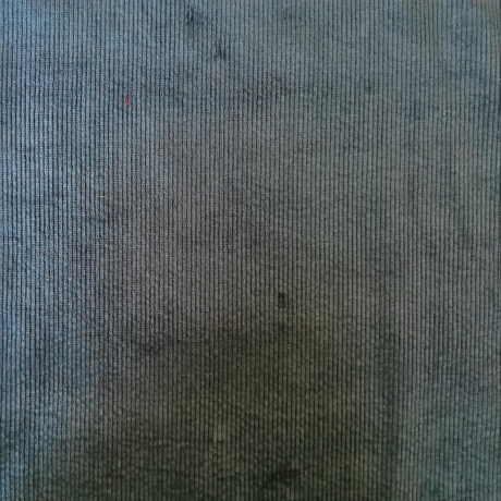 Washed Cord Stoff Stretch uni dunkel petrol - Basic Stoffe
