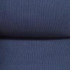 Rip Bündchen Stoff - Schlauchware 35/70cm - marineblau