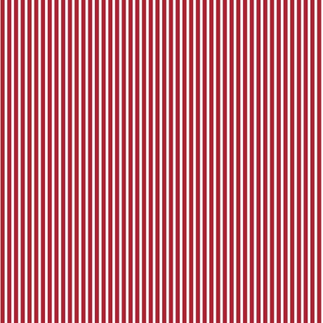 Baumwollstoff Druck stripes / gestreift rot/weiß, Streifenbreite 2-3mm