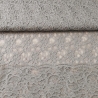 Spitze mit Bogenkante, uni grau