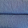 Baumwolljersey Stoff Druck Matrix Nerd Stoff, marineblau