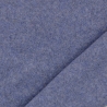 Baumwollfleece Stoff uni jeansblau - 100% Baumwolle