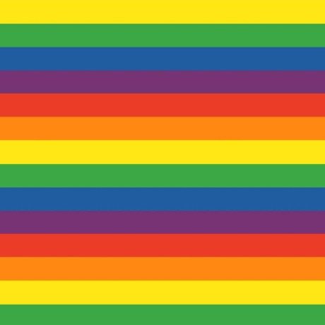 Baumwoll Jersey Stoff Druck - Regenbogenstreifen bunt/multicolor (schmal)