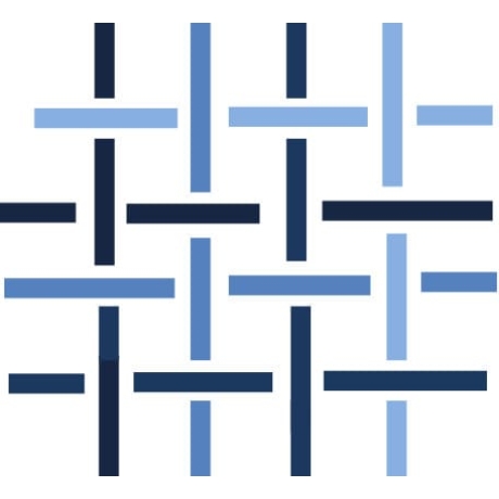 Baumwolldruck - Eulen blau/weiß | Premium Collection