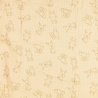 Baumwoll Musselin Stoff Druck in taupe mit Tieren - Elefant, Hund, Hase - dezentes Muster