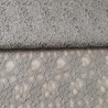 Spitze mit Bogenkante, uni grau