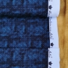 French Terry Stoff blau mit goldenen Punkten, Jeans Optik | Fräulein von Julie