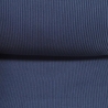 Rip Bündchen Stoff - Schlauchware 35/70cm - marineblau