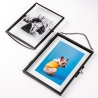 Transparenter Bilderrahmen zum Hinstellen | Doppelglas  13x18 cm