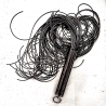 Spaghetti/Sepia. 61cm/24 Leder-Flogger