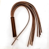 Peitsche Buffalo Gals/Hard&Heavy/Brown (76cm/30) aus hartem Büffelleder. BDSM