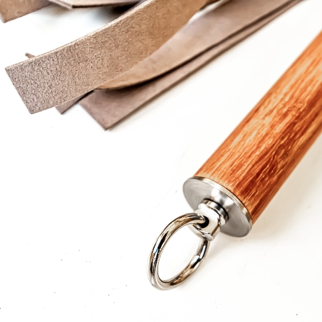 Pappardelle/Vegan/Grigio. 61cm/24 Flogger