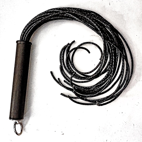 Flechtleder-Flogger Blueberry. 61cm/24 BDSM
