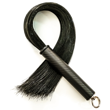 Flogger Carbon aus Carbon-Monofilament (61cm/24). BDSM vegan