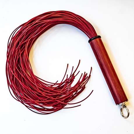 Spaghetti/Pomodoro. 61cm/24 Leder-Flogger