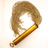 Solid Gold. 53cm/21 Kugelketten-Flogger
