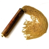 Solid Gold. 53cm/21 Kugelketten-Flogger