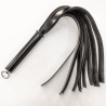 Pappardelle/Shiny. 61cm/24 Flogger aus Glanz-Stiefelleder