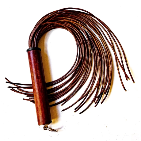 Leder-Flogger Spaghettoni/Porcini. 61cm/24