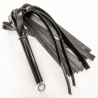 Pappardelle/Shiny. 61cm/24 Flogger aus Glanz-Stiefelleder