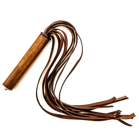 Vero Cuoio/Espresso. 61cm/24 Lederflogger