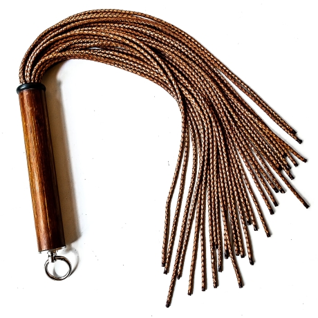 Pinot Grigio. 61cm/24 Flechtleder-Flogger
