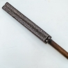 Tawse/Watersnake. 51cm/20, zweizüngiges Paddle aus geschichtetem Leder