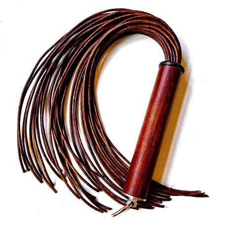 Leder-Flogger Spaghettoni/Porcini. 61cm/24