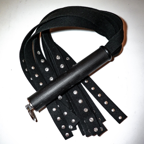 Stars on Stripes/Diamond. 61cm/24 Strass-Flogger