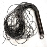 Spaghetti/Sepia. 61cm/24 Leder-Flogger