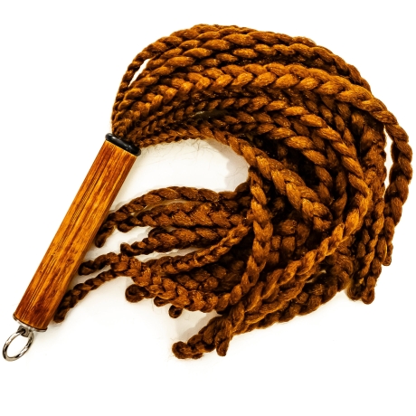 Malaika/Extra. 61cm/24 Flogger mit 24 extra dicken Zöpfen aus künstlichem Haar