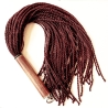 Malaika/Umbra. 69cm/27 Flogger mit 60 Zöpfen aus künstlichem Haar