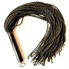 Malaika/Schwarz. 76cm/30 Flogger mit 60 Zöpfen aus künstlichem Haar