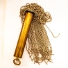 Solid Gold. 53cm/21 Kugelketten-Flogger