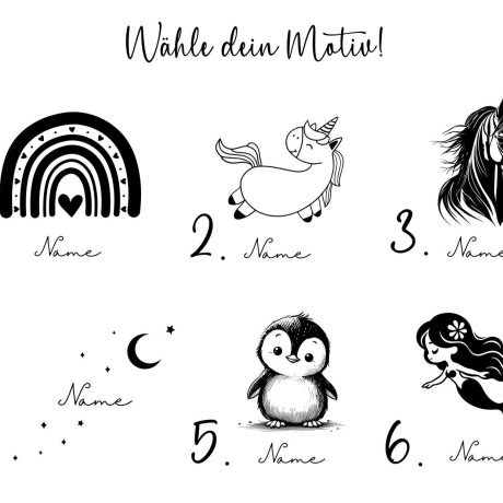 Schmuckkästchen Haargummibox personalisiert Spiegel ver. Motive