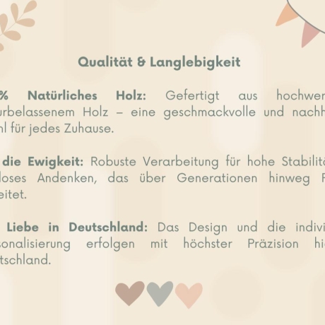 Schmuckkästchen Haargummibox personalisiert Holz Spiegel Kinder