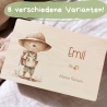 Personalisierte Erinnerungskiste Abenteuer Geburt Safari Tiere