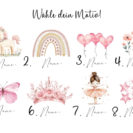 Schmuckkästchen Haargummibox personalisiert Holz Spiegel Kinder