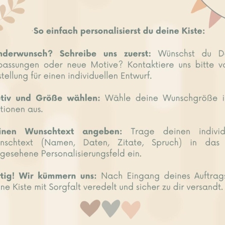 Erinnerungsbox Regenbogen Einschulung Geburt Geburtstag Taufe