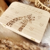 Holzkoffer personalisiert mit Namen, Schatzkiste Schatztruhe