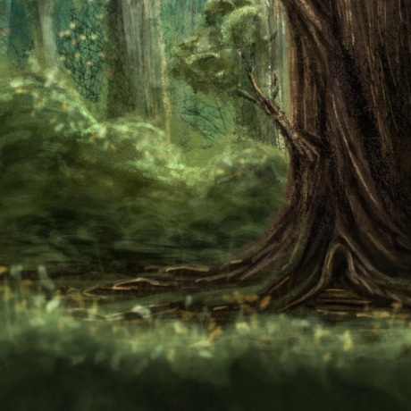 Waldliebe Illustration ~ Erdung ~ DIN A4 Print made by a human (NO AI)