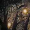 Aquarellkunst   ~ Versteckter Waldteich -Fantasy -Umweltfreundlicher Druck ~ Watercolor