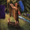 Besuch um Mitternacht ~ DIN A4 Print made by a human (NO AI)