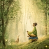 Waldliebe Illustration ~ Im Hier und Jetzt ~ DIN A4 Print made by a human (NO AI)