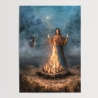 Waldliebe Illustration ~ Die Kraft des Feuers ~ DIN A4 Print made by a human (NO AI)